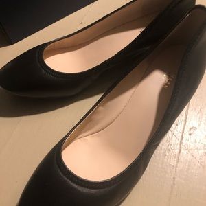 Cole Haan Sadie Wedge.  Black Leather